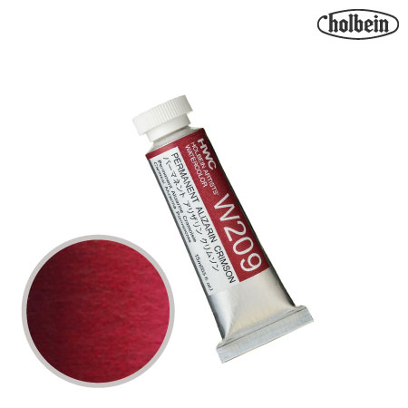 HWC-W209　透明水彩　パーマアリザリンクリムソン　15ml　　