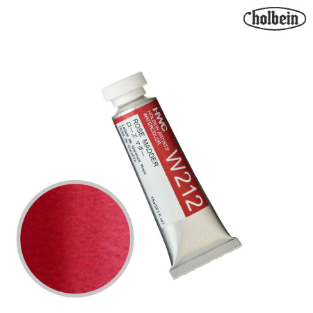 HWC-W212　透明水彩　ローズマダー　15ml　　