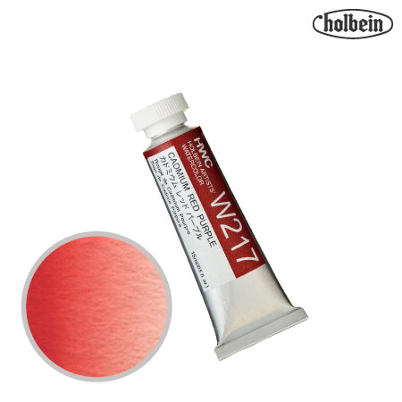 HWC-W217　透明水彩　カドミウムレッドパープル　15ml　　