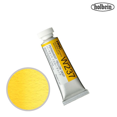 HWC-W237　透明水彩　パーマネントイエローディープ　15ml　　
