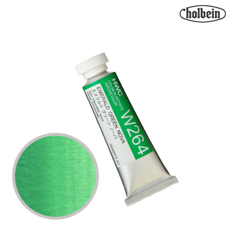 HWC-W264　透明水彩　エメラルドグリーンノーバ　15ml　　