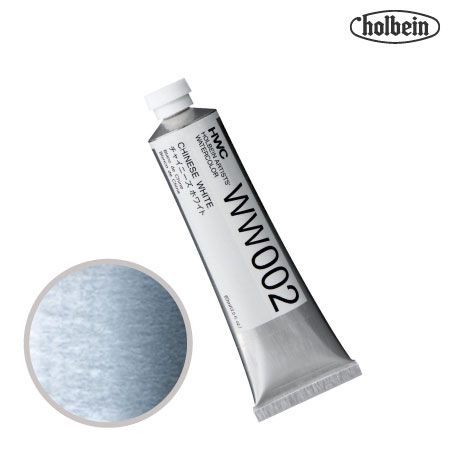 HWC-WW002　透明水彩　チャイニーズホワイト　60ml　　