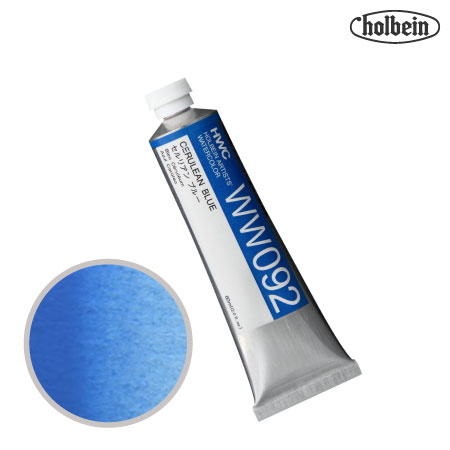 HWC-WW092　透明水彩　セルリアンブルー　60ml　　
