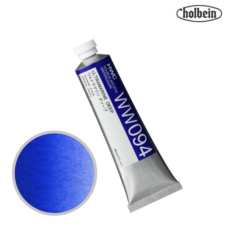 HWC-WW094　透明水彩　ウルトラマリンディープ　60ml　　