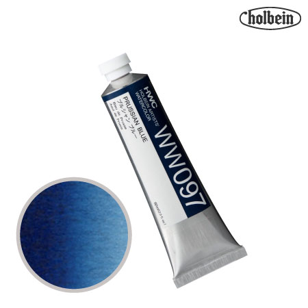 HWC-WW097　透明水彩　プルシャンブルー　60ml　　