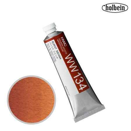 HWC-WW134　透明水彩　バーントシェンナ　60ml　　