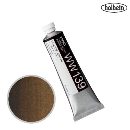 HWC-WW143　透明水彩　アイボリーブラックヒュー　60ml　　