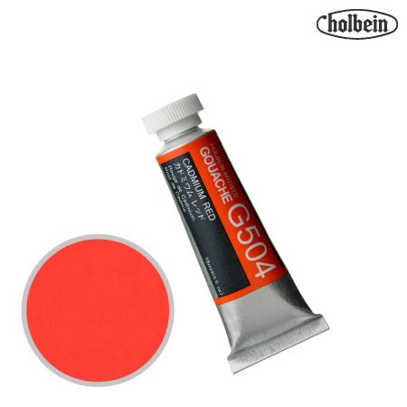 HGC5ｰG504　不透明水彩絵具　カドミウムレッド　15ml　　