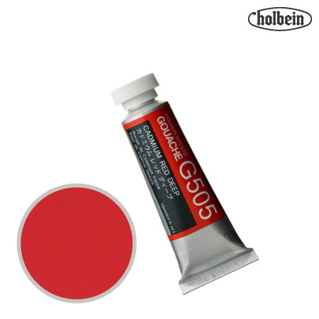 HGC5ｰG505　不透明水彩絵具　カドミウムレッドディープ　15ml　　