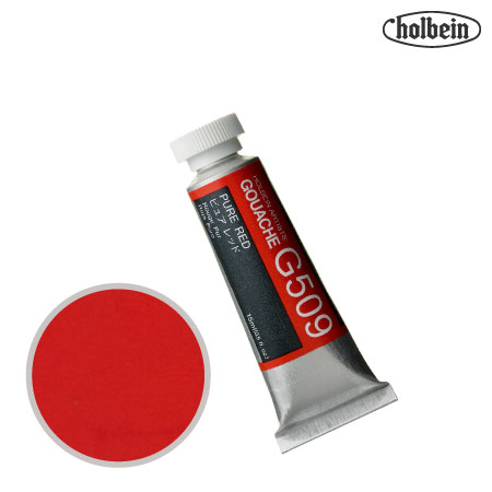 HGC5ｰG509　不透明水彩絵具　ピュアレッド　15ml　　