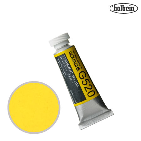HGC5ｰG520　不透明水彩絵具　パーマネントイエロー　15ml　　