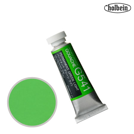HGC5ｰG541　不透明水彩絵具　パーマネントグリーン・Ｌ　15ml　　