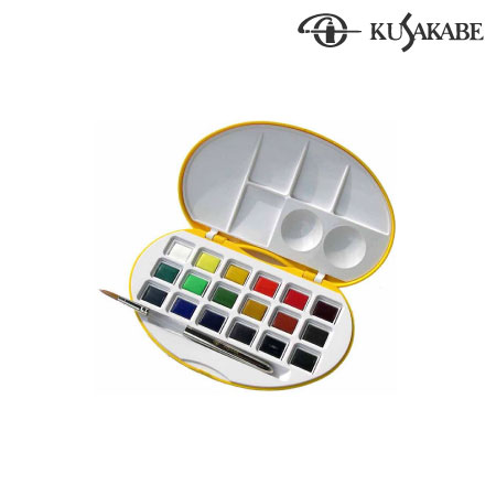 487525 アクアファイン水彩絵具セット イエロー