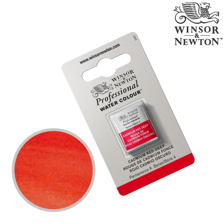 0101-094　プロフェッショナル固形水彩　カドミウムレッド　　　
