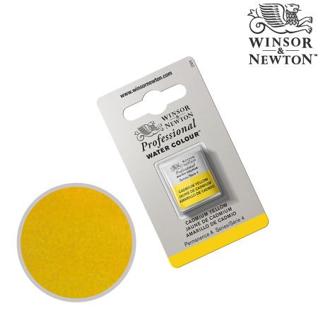 0101-108　プロフェッショナル固形水彩　カドミウムイエロー　　　