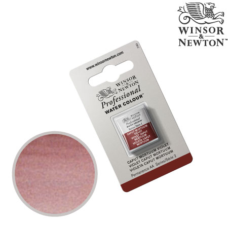 0101-125　プロフェッショナル固形水彩　キャプトモータムバイオレット　　　