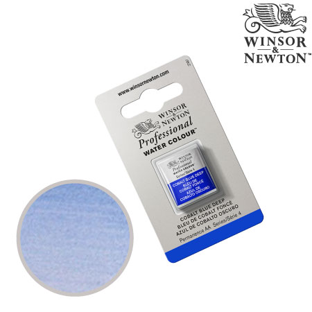 0101-180　プロフェッショナル固形水彩　コバルトブルーディープ　　　