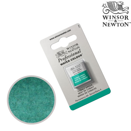 0101-184　プロフェッショナル固形水彩　コバルトグリーン　　　