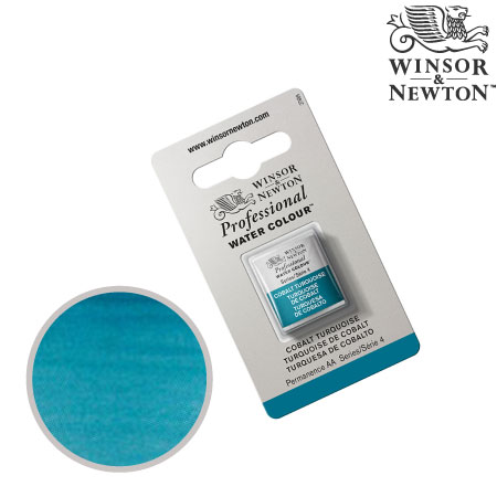 0101-190　プロフェッショナル固形水彩　コバルトターコイズ　　　