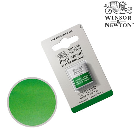 0101-311　プロフェッショナル固形水彩　フ－カスグリーン　　　