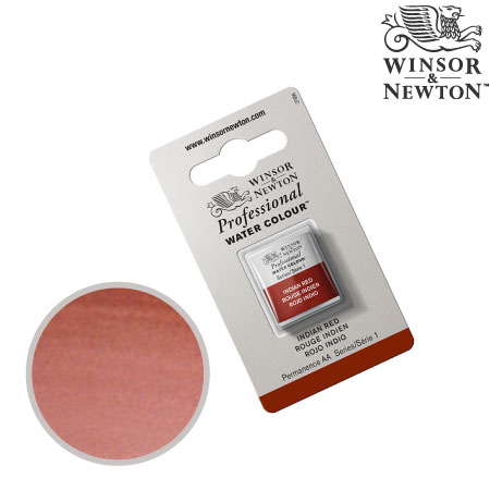 0101-317　プロフェッショナル固形水彩　インディアンレッド　　　