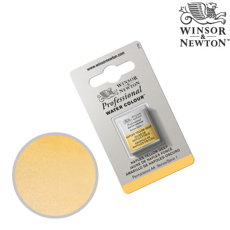 0101-425　プロフェッショナル固形水彩　ネープルスイエローディープ　　　