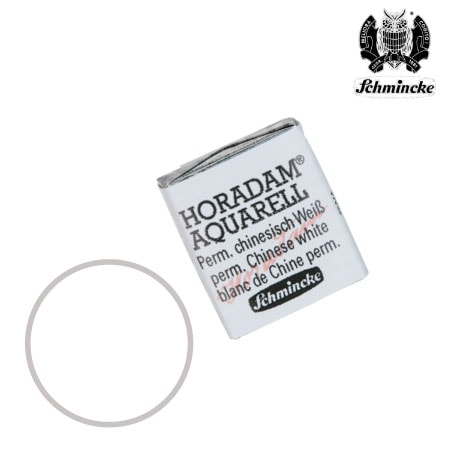 HP102-S1　ホラダム固形水彩　パーマネントオペークホワイト　　　