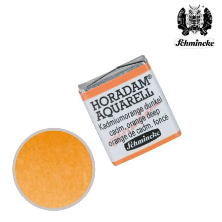HP228-S3　ホラダム固形水彩　カドミウムオレンジディープ　　　