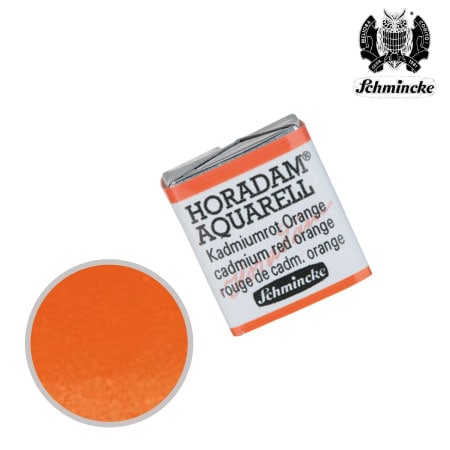HP348-S3　ホラダム固形水彩　カドミウムレッドオレンジ　　　