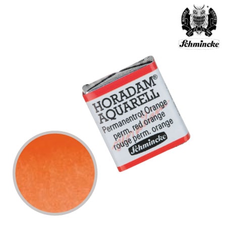 HP360-S3　ホラダム固形水彩　パーマネントレッドオレンジ　　　