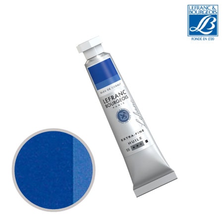 NO.030　油絵具6号チューブ　コバルトブルー　20ml　★★★　不透明