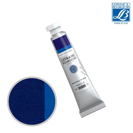 NO.038　油絵具6号チューブ　ホーテンシアブルー　20ml　★★★　透明