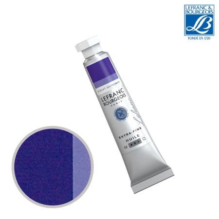 NO.057　油絵具6号チューブ　ウルトラマリンバイオレット　20ml　★★★　透明