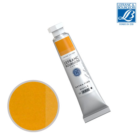 NO.194　油絵具6号チューブ　サハライエロー　20ml　★★★　不透明