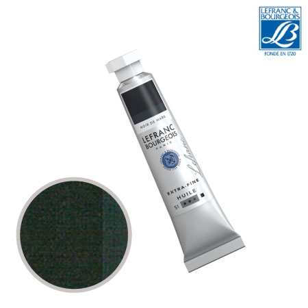 NO.271　油絵具6号チューブ　マースブラック　20ml　★★★　不透明