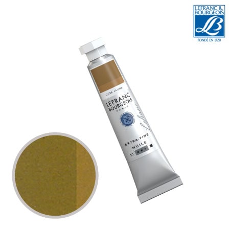 NO.302　油絵具6号チューブ　イエローオーカー　20ml　★★★　不透明