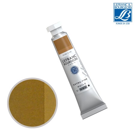 NO.305　油絵具6号チューブ　ゴールデンオーカー　20ml　★★★　不透明