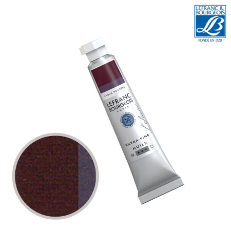 NO.349　油絵具6号チューブ　パープルレーキ　20ml　★★★　透明