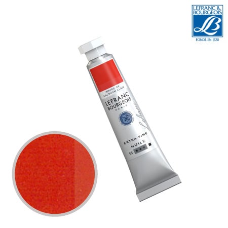 NO.361　油絵具6号チューブ　カドミウムレッドライト　20ml　★★★　不透明