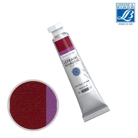 NO.377　油絵具6号チューブ　ガーネットレッド　20ml　★★★　透明