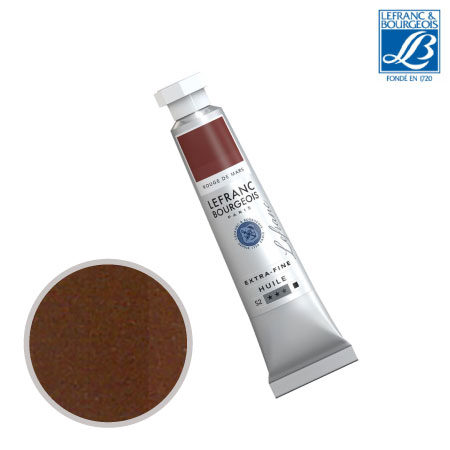 NO.381　油絵具6号チューブ　マースレッド　20ml　★★★　不透明