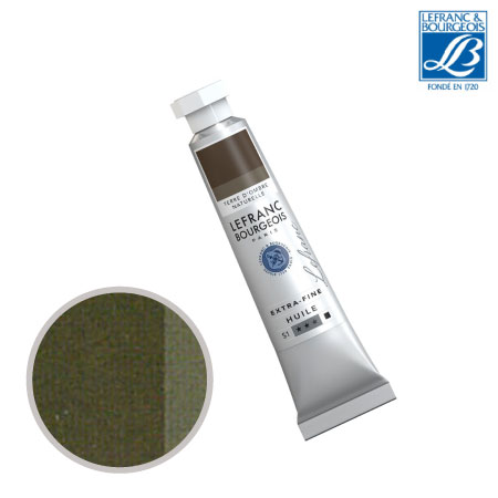 NO.478　油絵具6号チューブ　ローアンバー　20ml　★★★　不透明