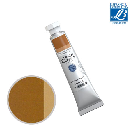 NO.482　油絵具6号チューブ　ローシェンナ　20ml　★★★　不透明