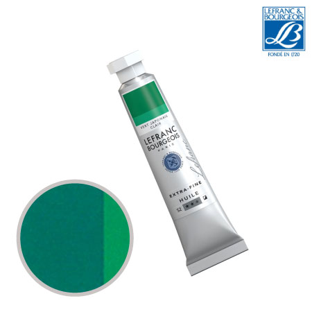 NO.536　油絵具6号チューブ　ジャパニーズグリーンライト　20ml　★★★　半不透明