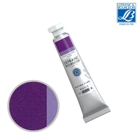 NO.616　油絵具6号チューブ　ミネラルバイオレットライト　20ml　★★★　半不透明