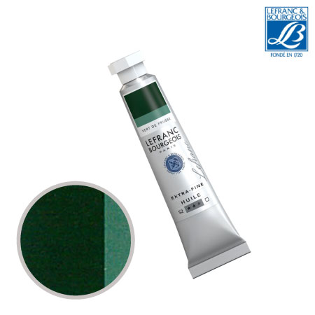 NO.729　油絵具6号チューブ　プルシャングリーン　20ml　★★★　透明