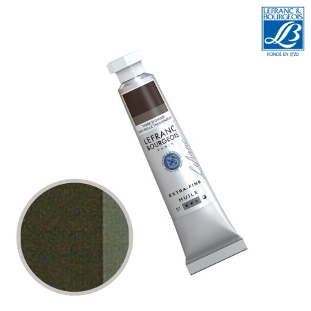 NO.765　油絵具6号チューブ　トランスペアレントローアンバー　20ml　★★★　半不透明