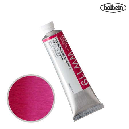 HWC-WW119　透明水彩　キナクリドン　マゼンタ　60ml　　