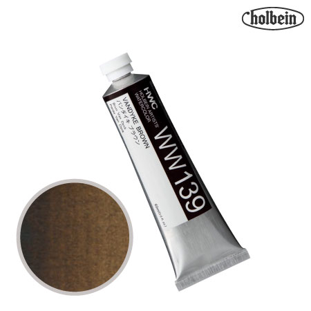 HWC-WW139　透明水彩　バンダイキブラウン　60ml　　