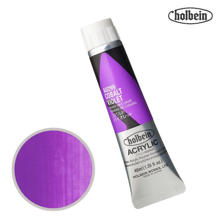 アクリリックカラー40ml|ホルベイン単品|アクリル絵具